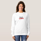 Sweatshirt Lady Boss – Conception de femme forte et confiante (Devant entier)