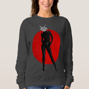 Sweatshirt Lady cat