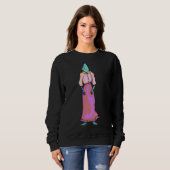 Sweatshirt Lady des poissons (Devant entier)