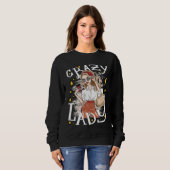 Sweatshirt Lady Shopping Sarcastic Joke Saying (Devant entier)