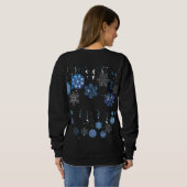 Sweatshirt Lady Snow Flake (Dos entier)