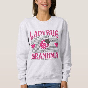 Sweatshirt Ladybug Grandma Rose Garden Insect