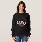 Sweatshirt Ladybug Heart 2 (Devant entier)