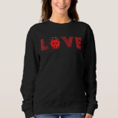 Sweatshirt Ladybug Leopard Entomologie Ladybug Bug Log (Devant)