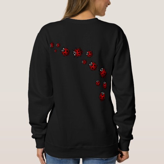 Sweatshirt Ladybug Shirts Lady's Plus Size Ladybug Shirt (Dos)