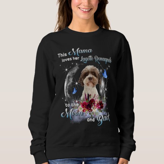 Sweatshirt Lagotto Romagnolo Chien Maman Joyeux Fête Des Mère (Devant)