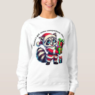 Sweatshirt L'aide de père Noël répand la joie des fêtes !