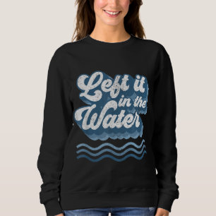 Sweatshirt Laissé Dans L'Eau Rétro Christian Baptism Bapti