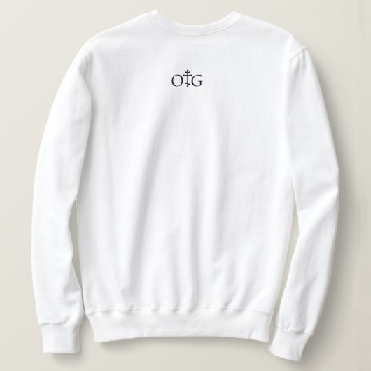 Sweatshirt Laisser ma prière lever le censure (Design dos)