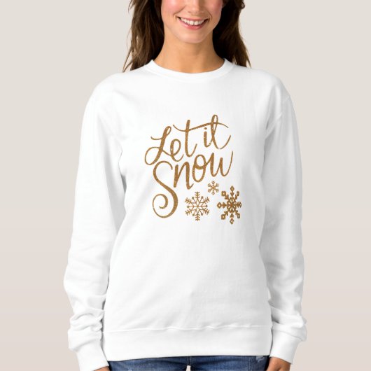 Sweatshirt Laisser neiger (Devant)
