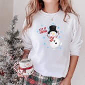 Sweatshirt Laisser neiger Snowman