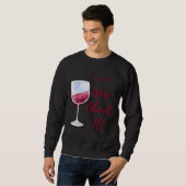 Sweatshirt Laisser Vin À Ce Sujet 126 (Devant entier)