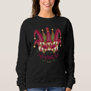 Sweatshirt Laissez Les Shenanigans Commencer Mardi Gras Mask
