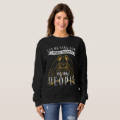 Sweatshirt Laissez-moi vous chanter la chanson de mon peuple (Devant entier)