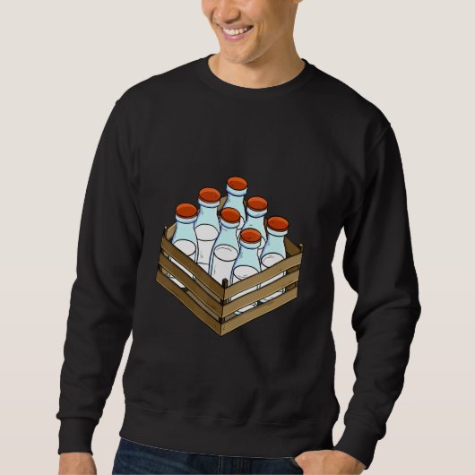 Sweatshirt Lait Crate Jeu Tee - shirts Défi 1 (Devant)