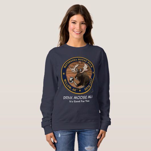 Sweatshirt Lait d'orignal Matanuska (Devant entier)