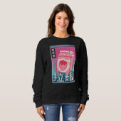 Sweatshirt Lait fraise numérique Japon style Otaku ordinateur (Devant entier)