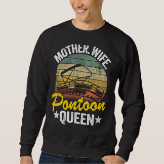 Sweatshirt Lake Life Femmes Maman Mère Femme Ponton Reine 3
