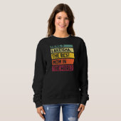 Sweatshirt Lakeisha, la meilleure maman du monde M (Devant entier)