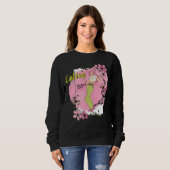 Sweatshirt Lalisa - Rose noir (Devant entier)