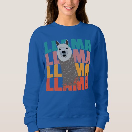 SWEATSHIRT LAMA. (Devant)