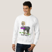 Sweatshirt Lama de chariot (Devant entier)