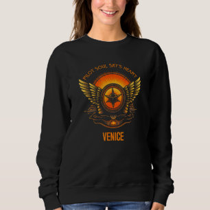 Sweatshirt L'âme du pilote Ciel au coeur de Venise Conception