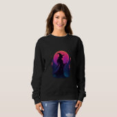 Sweatshirt Lamentation de la sorcière néon (Devant entier)