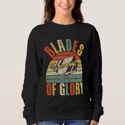 Sweatshirt Lames de barbier de gloire (Devant)