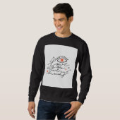 Sweatshirt L'amour dans les yeux : la beauté romantique Vinta (Devant entier)