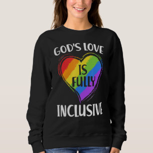 Sweatshirt L'amour de Dieu gay est entièrement inclusif Chris