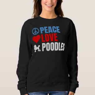 Sweatshirt L'amour de la paix et les canicules