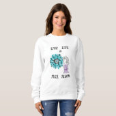 Sweatshirt L'amour des fleurs (Devant entier)