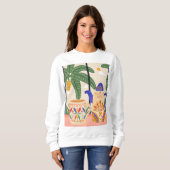 Sweatshirt L'amour du café (Devant entier)