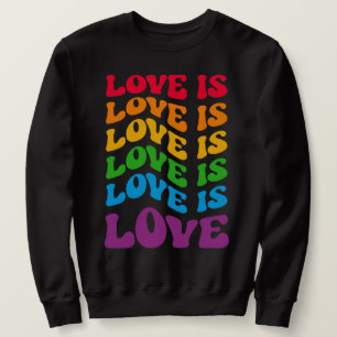 Sweatshirt L'amour est amour gay LGBT