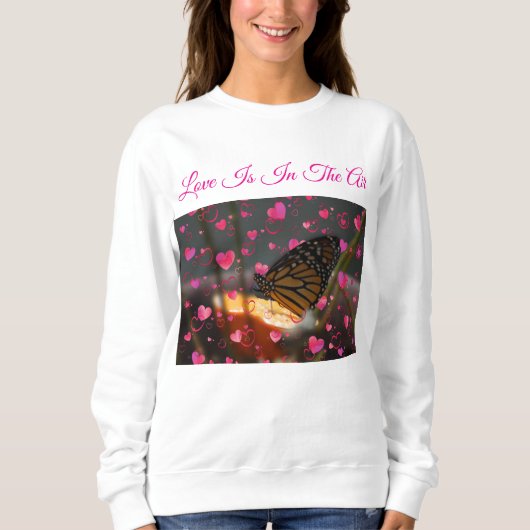 Sweatshirt L'Amour Est Dans L'Air (Devant)