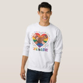 Sweatshirt L'amour est l'amour (Devant entier)
