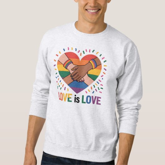Sweatshirt L'amour est l'amour (Devant)