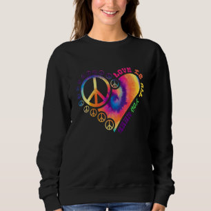 Sweatshirt L'amour est tout ce dont vous avez besoin Tie Dye