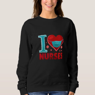 Sweatshirt L'amour infirmières masque facial docteur médicame