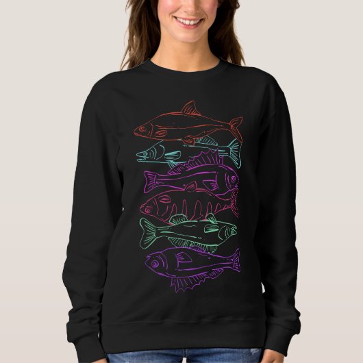 Sweatshirt L'amour pour le poisson (Devant)