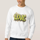 Sweatshirt L'amour urbain fleurit (Devant)