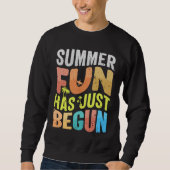 Sweatshirt L'Amusement D'Été Vient De Commencer (Devant)