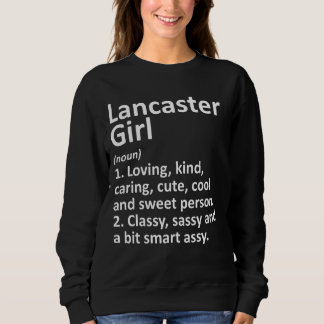 Sweatshirt Lancaster Girl Ny New York Funny City Home Roots