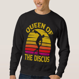 Sweatshirt Lanceur De Disque Reine Du Disque Lancer De Disque
