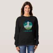 Sweatshirt Lanceuse de disque féminine d'athlétisme (Devant entier)