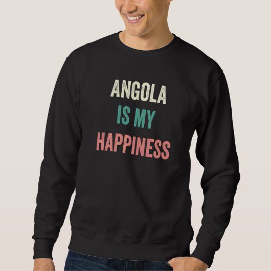 Sweatshirt L'Angola est mon bonheur (Devant)