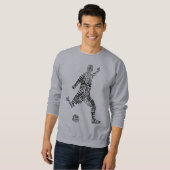 Sweatshirt Langues de football (Devant entier)