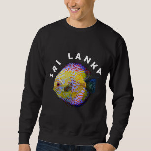 Sweatshirt Lanka Discus Poisson Symphysodon Cichlid - Cute Fr