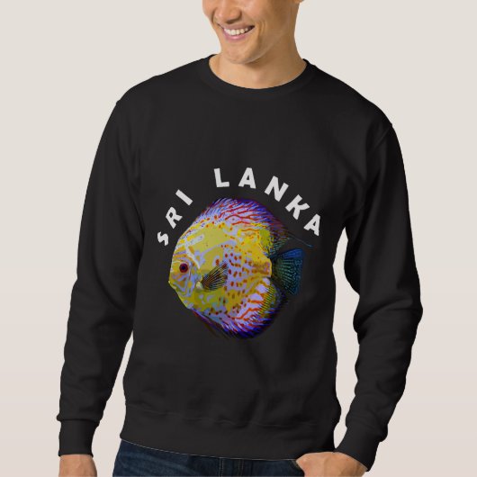 Sweatshirt Lanka Discus Poisson Symphysodon Cichlid - Cute Fr (Devant)